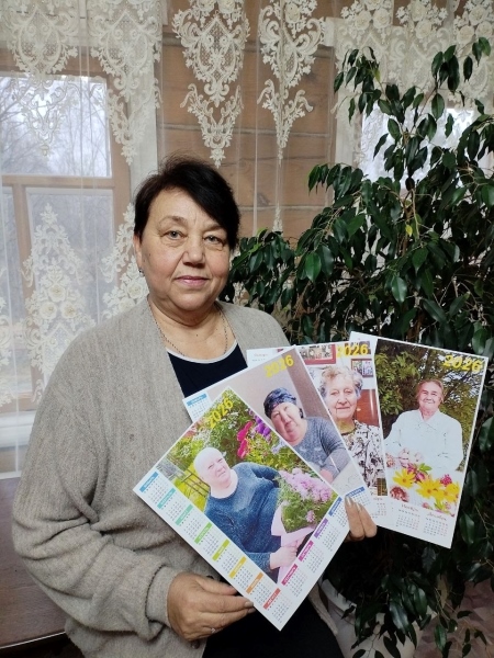 На обложке календаря